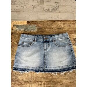 Celebrity Pink Micro Mini Denim Skirt Size 7